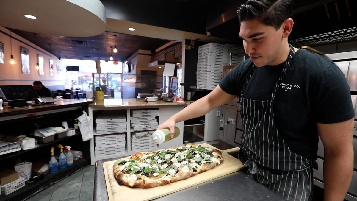 Inside Dough & Co. in Huntington - Newsday