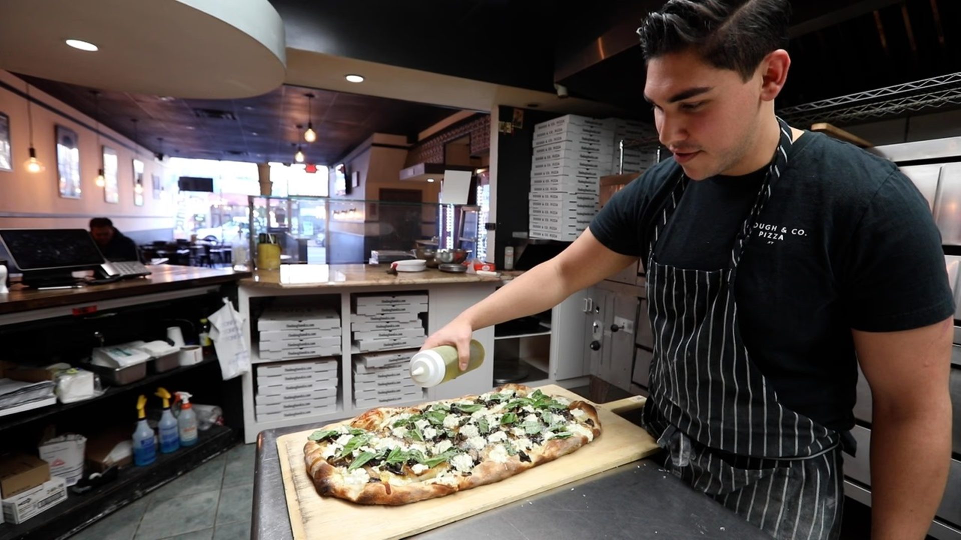 Inside Dough & Co. in Huntington - Newsday