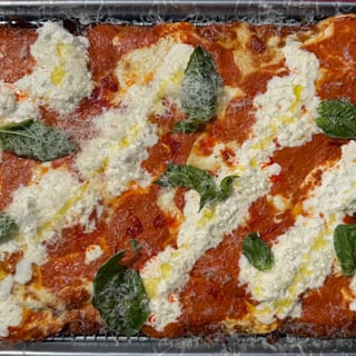 Spicy Vodka Sicilian Pizza